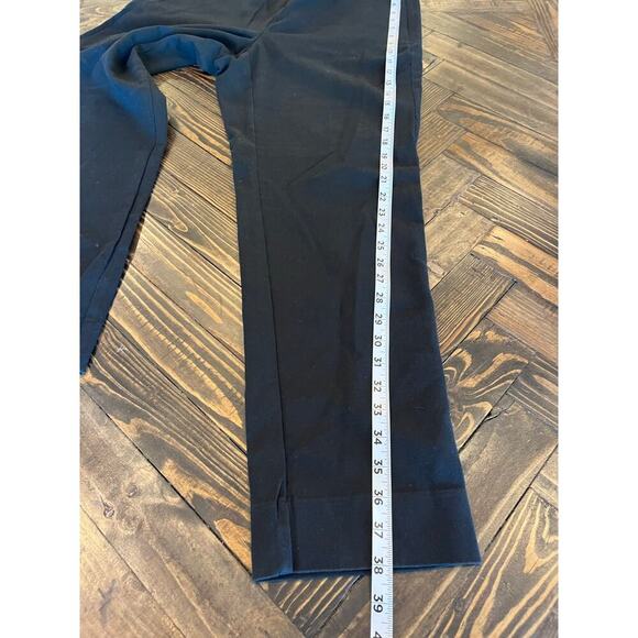 J. Jill Essential Black Cotton Stretch Pants Women 14 Minimalist Travel Comfy - Picture 7 of 8